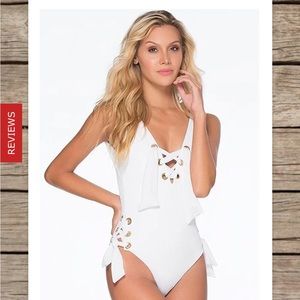 Palmacea Ribbed One Piece